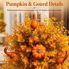 🔥 Artificial Fall Pumpkin Tree Stakes – Instant Autumn Porch Decor