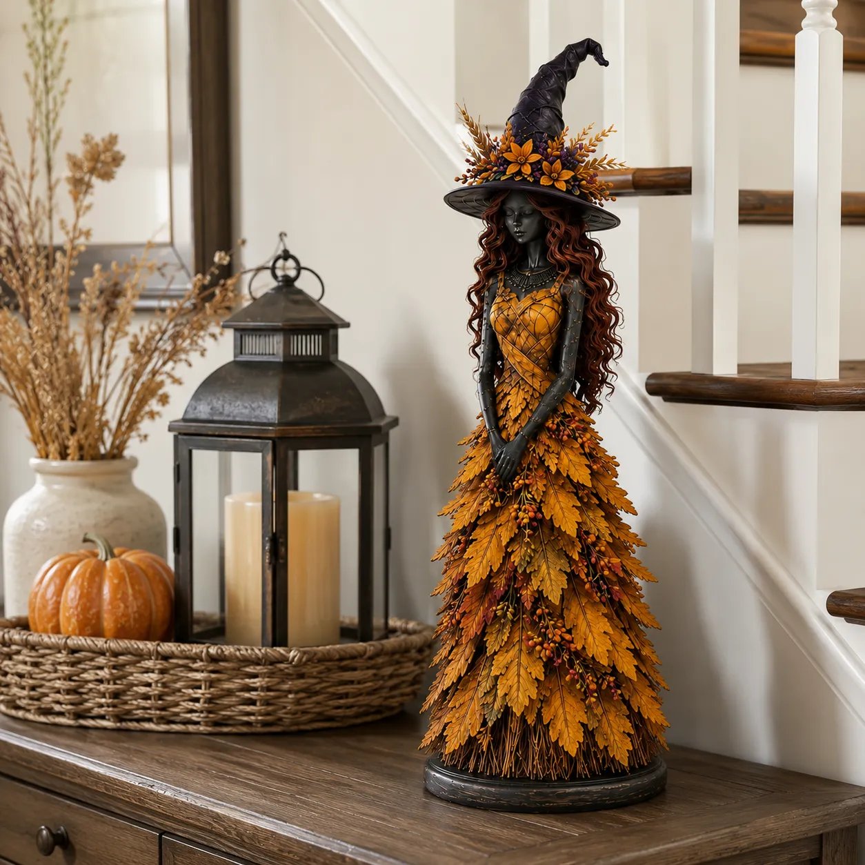 💥LAST DAY 50% OFF - 🧙 Enchanted Autumn Witch Figurine(📦Buy 3 Free Shipping)