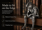 🎁Last Day 49% OFF-⚔️ Ancient Greek Warrior Shelf Sitter – Unique Bookshelf Decor
