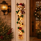 MerryCascade Glowing Christmas Door Hanger