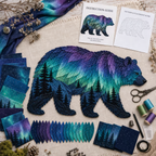 🐻Northern Lights Wildlife DIY Patchwork Kit