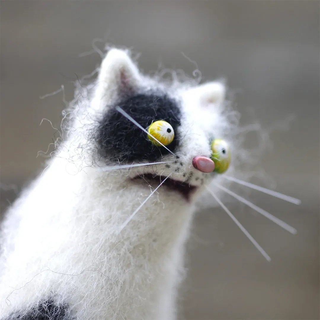 🎄✨Wool Felt Familiars – Quirky Handmade Companions