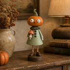 🎃Primitive Pumpkin Friends – Vintage Halloween Figurines Collection