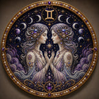 12 Zodiac Signs Diamond Pearl Art Kit – Celestial DIY Wall Decoration✨