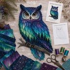 🐻Northern Lights Wildlife DIY Patchwork Kit