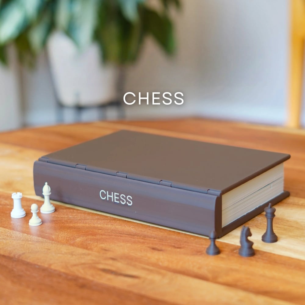 3D-printed chessboard