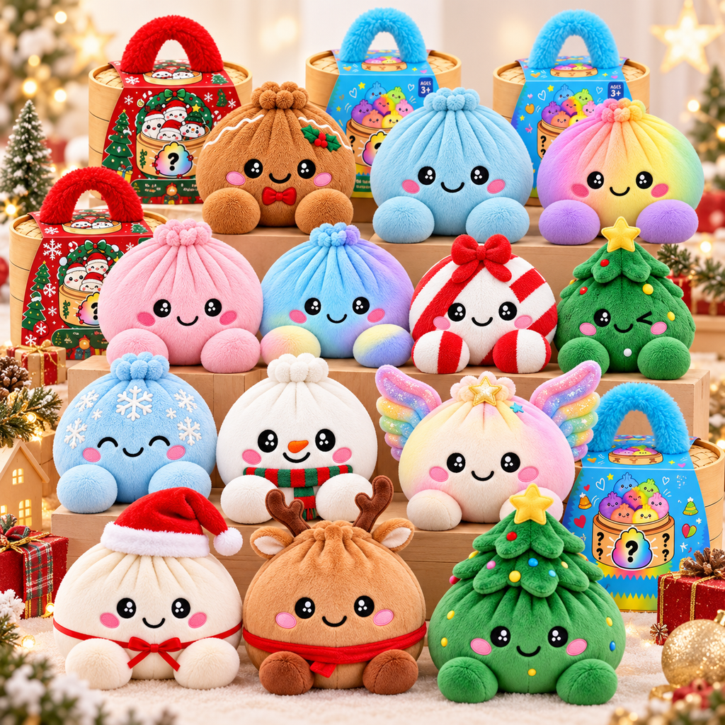 Christmas Dumpling Plush Blind Box Collection