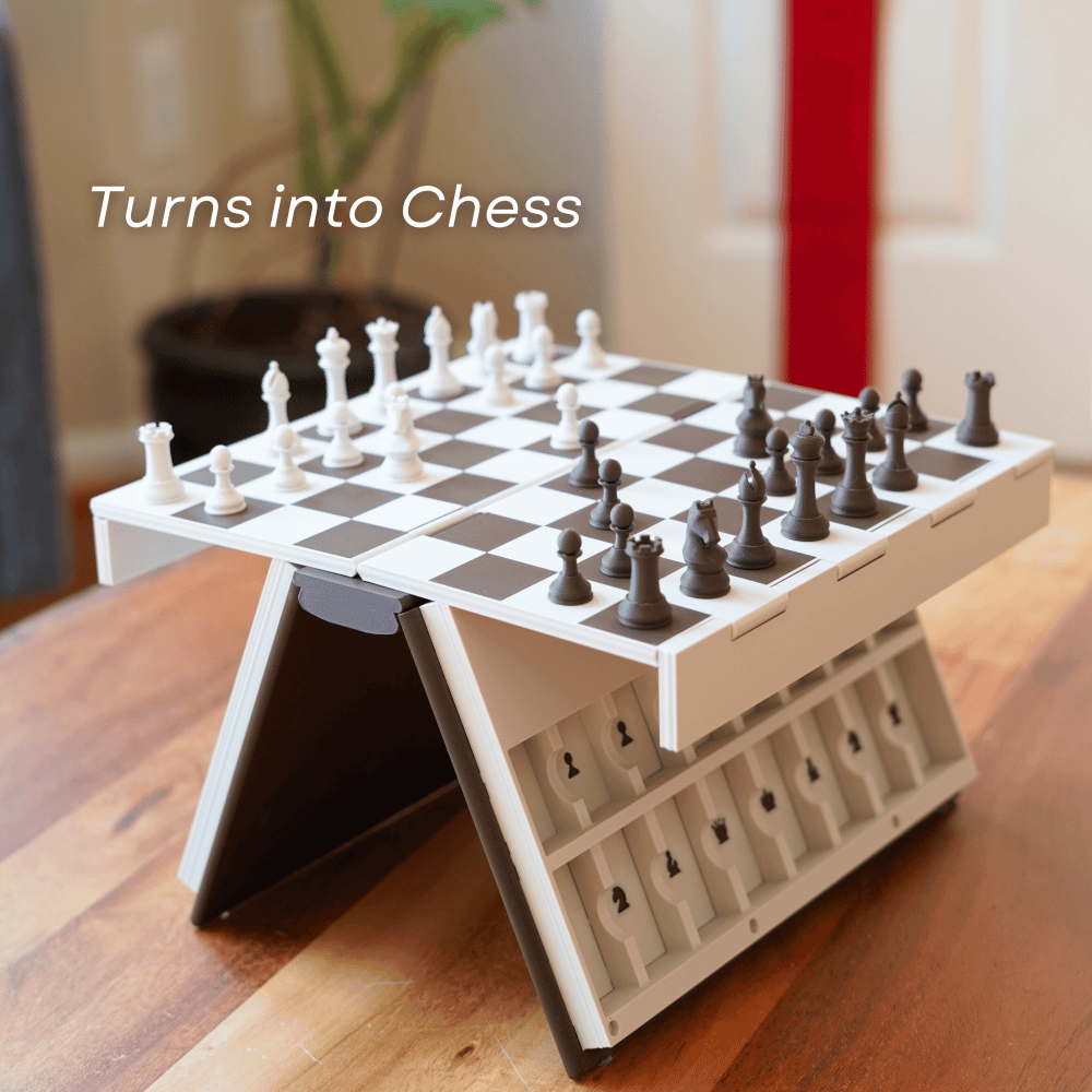 3D-printed chessboard