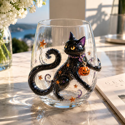 🎃 3D Halloween Artisan Glassware Collection | For Magical Halloween Sips, Eye-Catching 3D Details, Luminous Festive Party Moments & Cozy Fall Home Bar Glow ✨