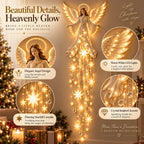 ✨Angel Blessing Starfall Wall LightTM – Heavenly Christmas Wall Decor