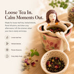 ☕ Hand-Glazed Sitting Lady Tea Infuser – Charming Everyday Ritual✨