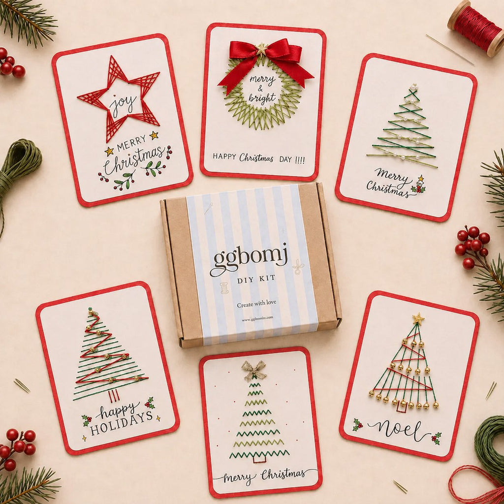 🎄🧵Christmas String Art Greeting Card DIY Kit