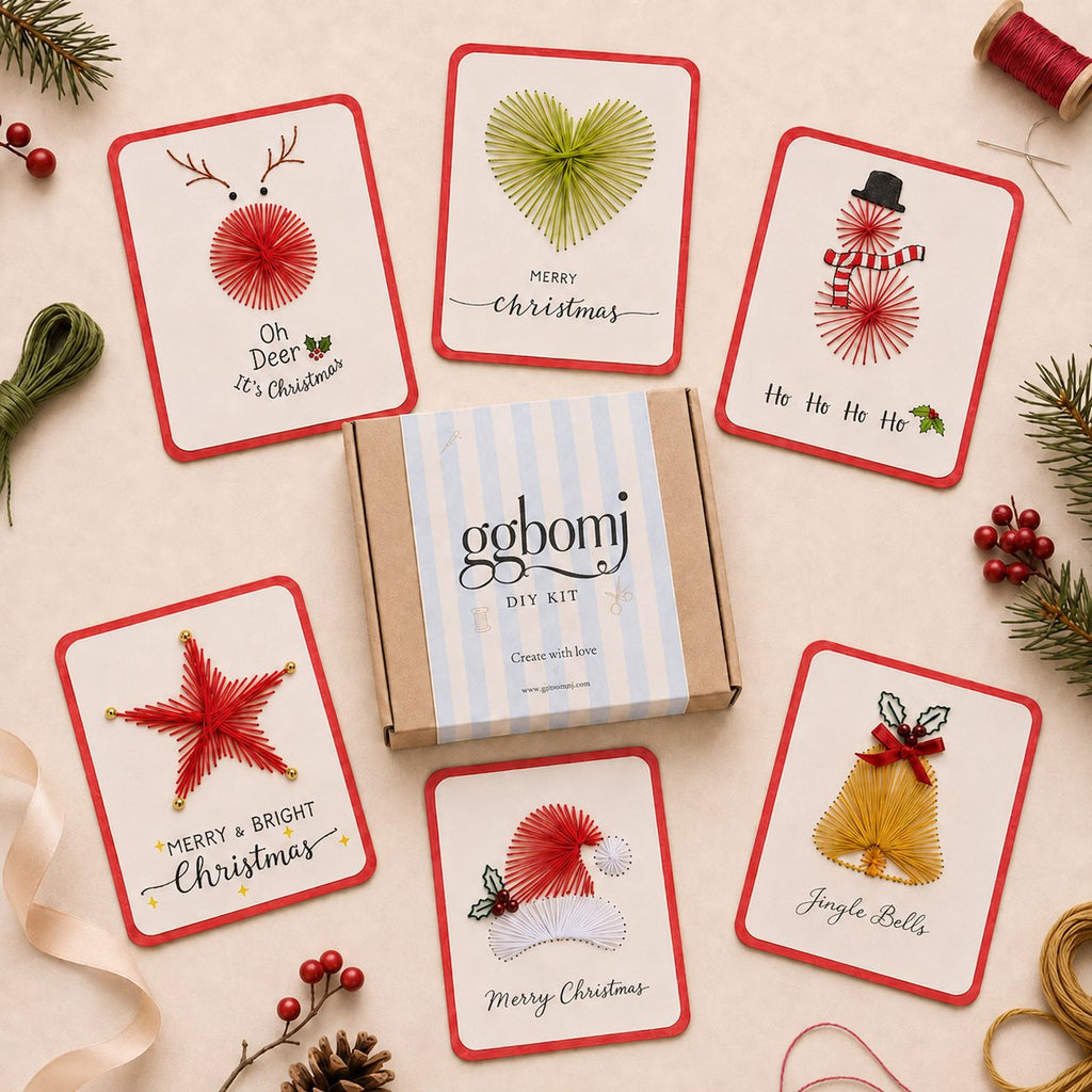 🎄🧵Christmas String Art Greeting Card DIY Kit