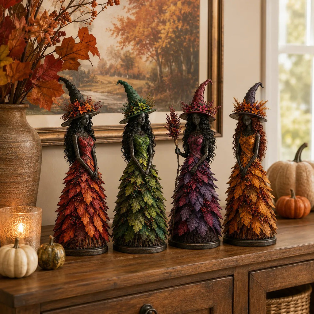 💥LAST DAY 50% OFF - 🧙 Enchanted Autumn Witch Figurine(📦Buy 3 Free Shipping)