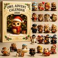 🦉2026 Owl Advent Calendar – 24-Day Christmas Countdown with Collectible Owl Figurines