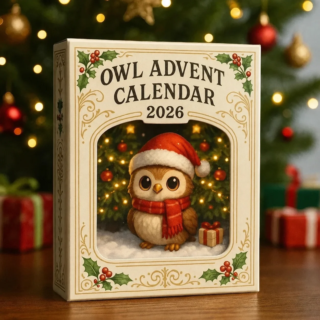 🦉2026 Owl Advent Calendar – 24-Day Christmas Countdown with Collectible Owl Figurines