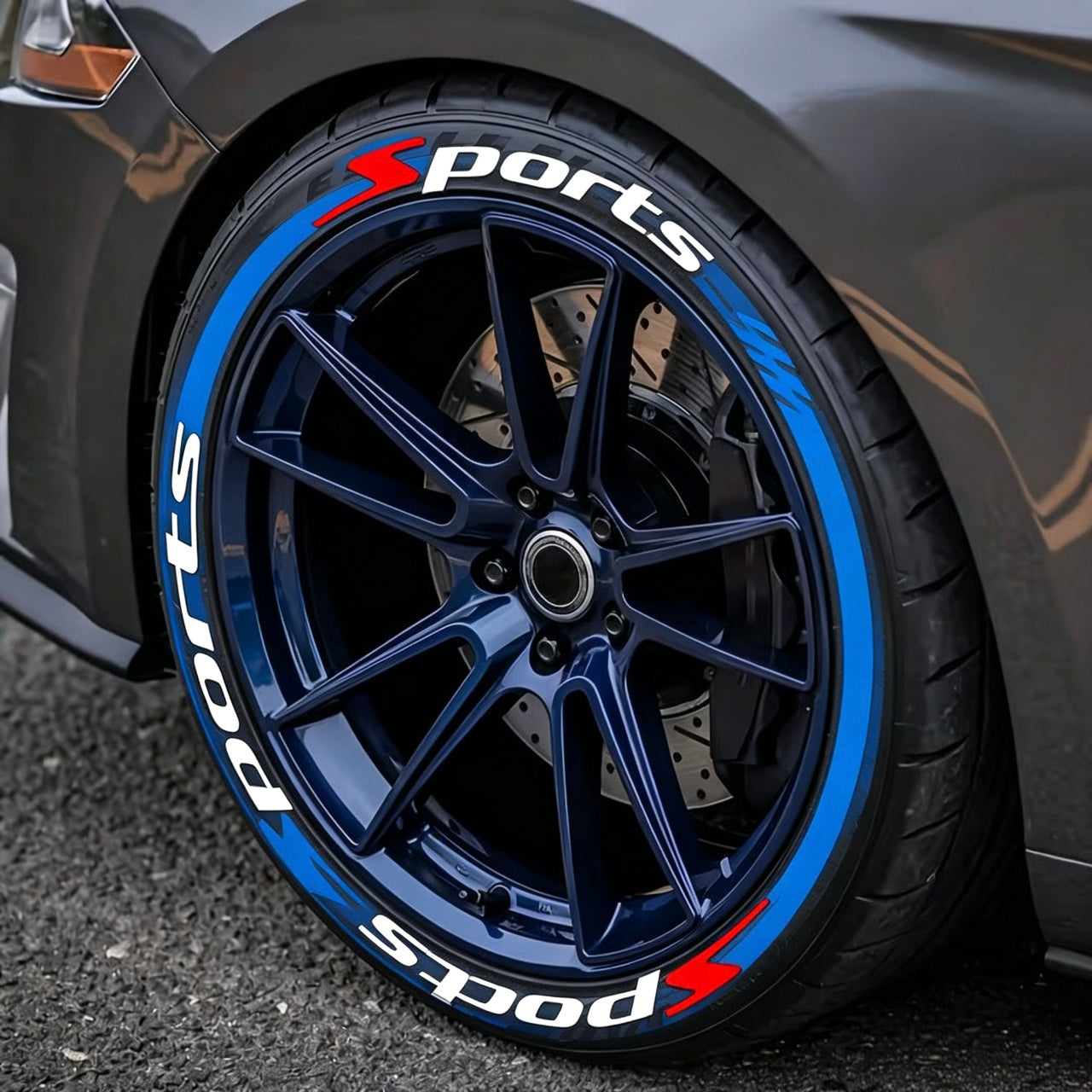 🔥 4PCS 3D Tire Lettering Stickers | Waterproof Universal Wheel Sidewall Decals