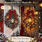 ✨Last Day 49% OFF✨🐦 A Robin Glow™ – Lighted Robin Christmas Wreath