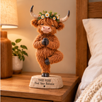 🧘 Find Your Balance – Meet Your Fluffy Little Highland Cow 🐮✨