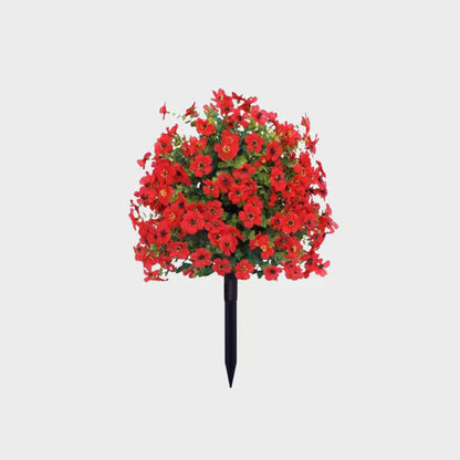 🔥 LAST DAY 50% OFF! 🏡💐Artificial Eucalyptus and Violet Ground-Insert Floral Decoration