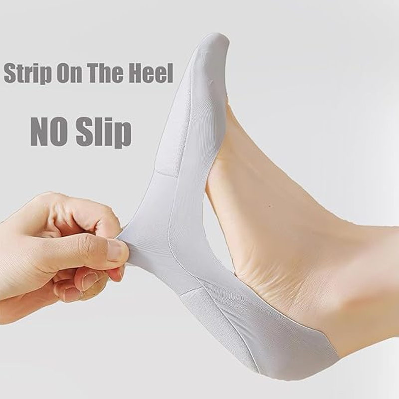 Breathable Women's Sneaker Socks – Low-Cut, Cushioned and Comfortable – Ideal for Everyday Wear, Sports & Flat Shoes
