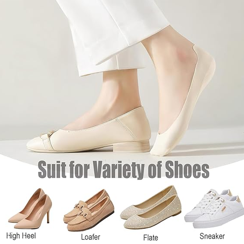 Breathable Women's Sneaker Socks – Low-Cut, Cushioned and Comfortable – Ideal for Everyday Wear, Sports & Flat Shoes