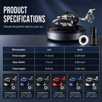 🚁 Solar Rotating Helicopter Car Air Freshener Camo Dashboard Aroma Diffuser
