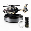 🚁 Solar Rotating Helicopter Car Air Freshener Camo Dashboard Aroma Diffuser