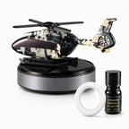 🚁 Solar Rotating Helicopter Car Air Freshener Camo Dashboard Aroma Diffuser