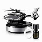 🚁 Solar Rotating Helicopter Car Air Freshener Camo Dashboard Aroma Diffuser