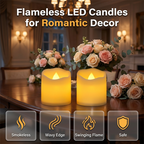 24-Pcs Flickering Flameless LED Candles Set, Realistic Swing-Flame Safe Candle Lights for Home & Event Decor