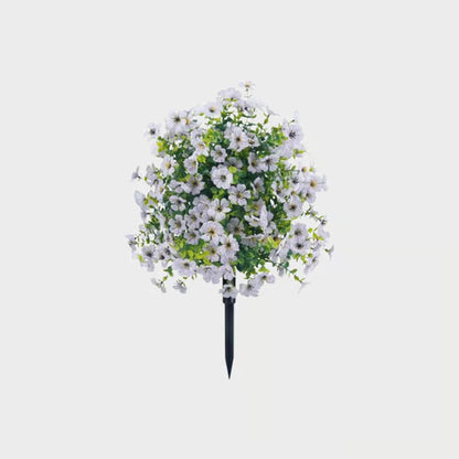 🔥 LAST DAY 50% OFF! 🏡💐Artificial Eucalyptus and Violet Ground-Insert Floral Decoration